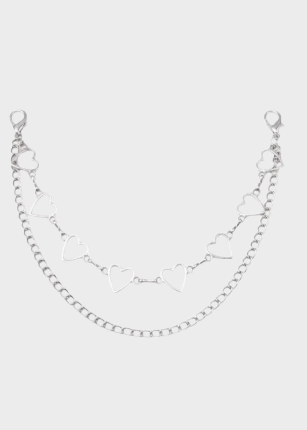 Cadena con colgante en forma de corazón