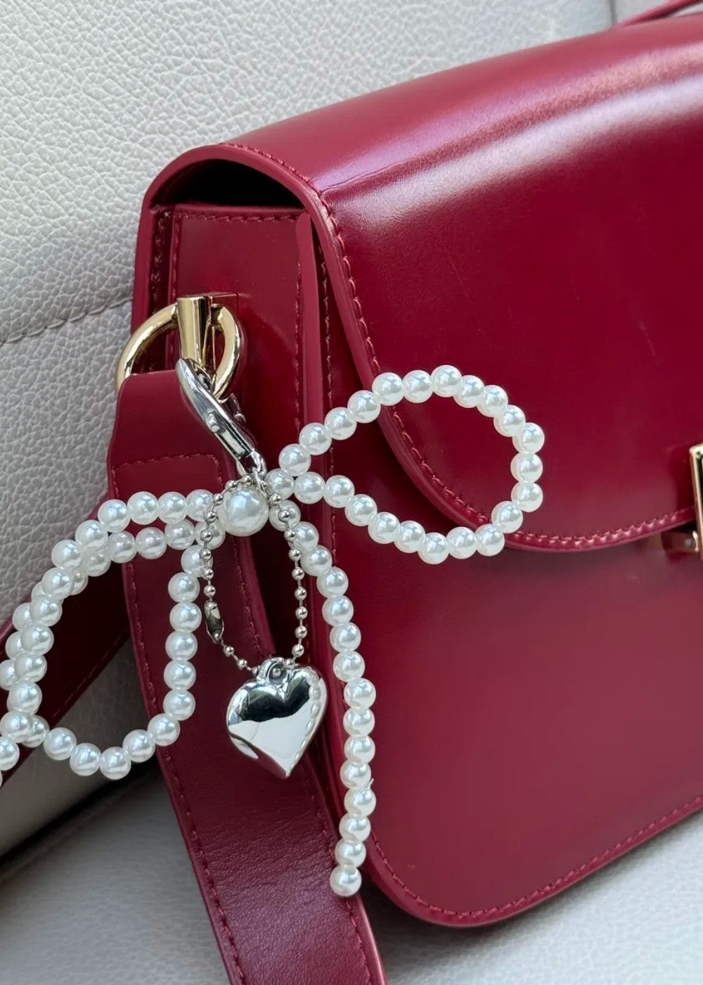 Charm de lazo de perla