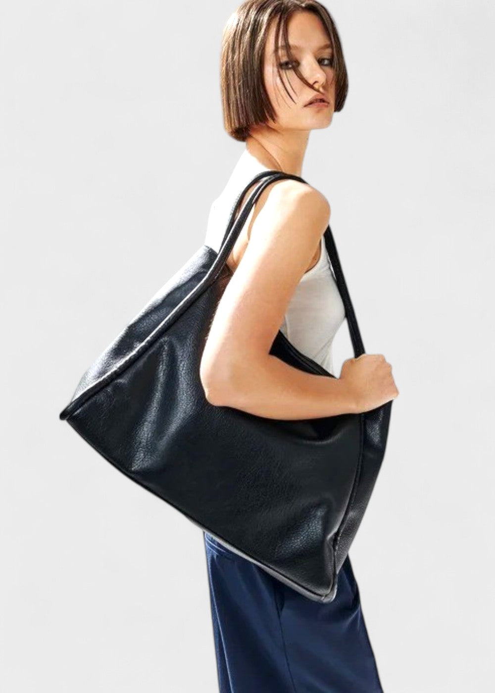 Dina - Bolso tote de cuero