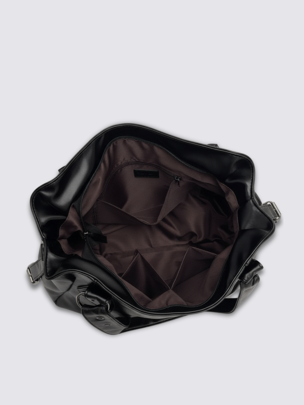 Bolso de cuero Angelina - Negro