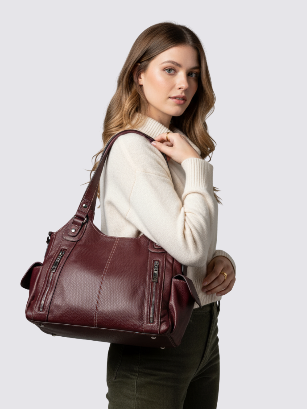 Bolso de cuero Ange
