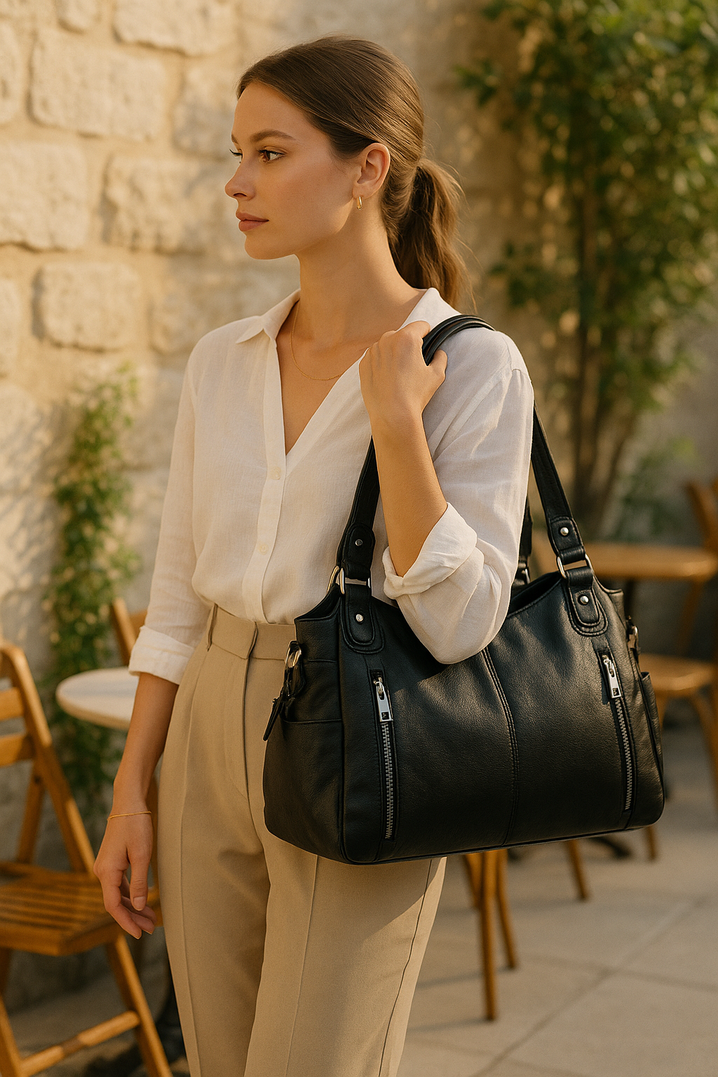 Bolso de cuero Ange