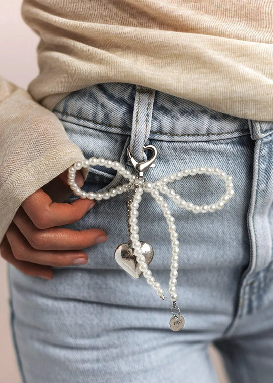 Charm de lazo de perla