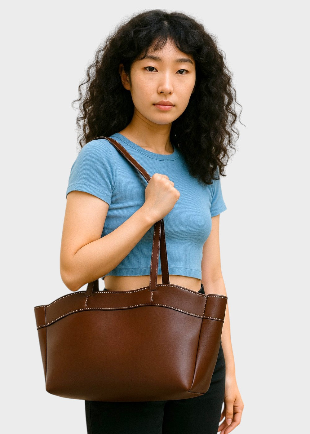 Emma - Lujosa bolsa de cuero
