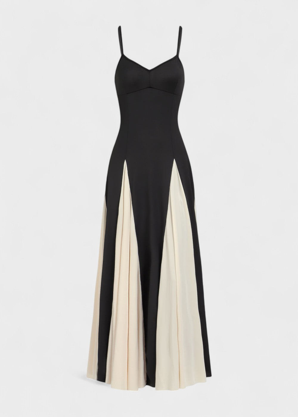Vestido negro con tirantes finos