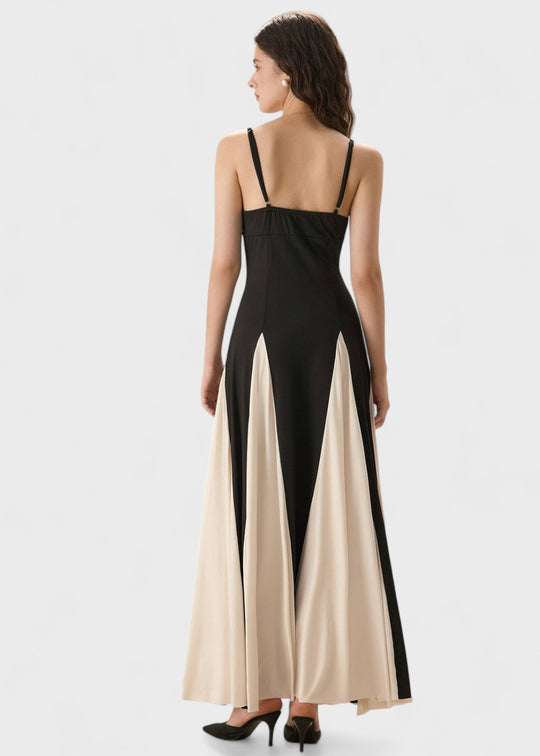 Vestido negro con tirantes finos