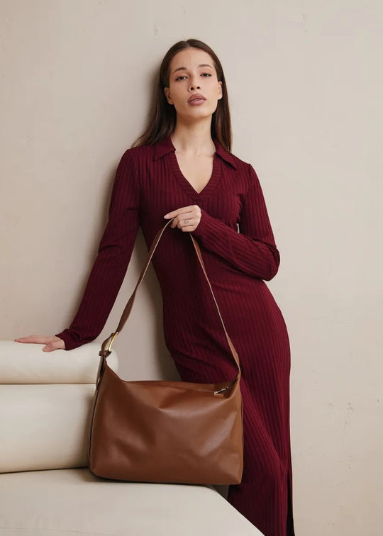 Bolso de cuero Julia + 1 neceser de regalo