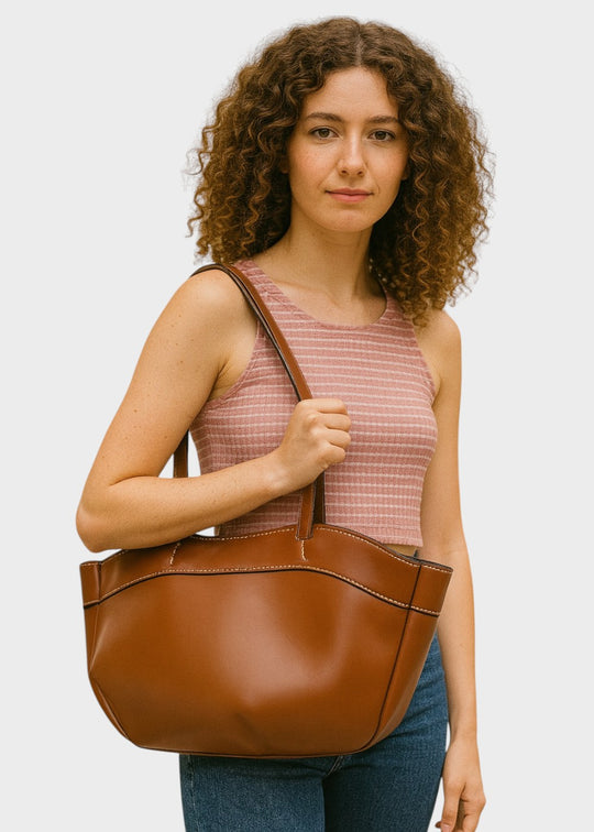 Emma - Lujosa bolsa de cuero