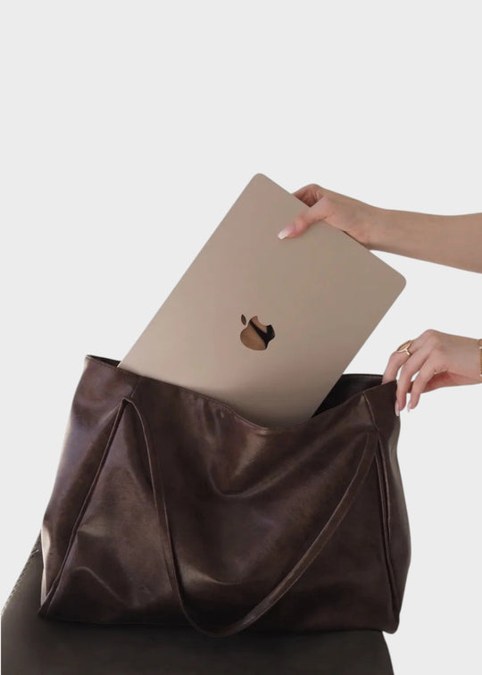 Dina - Bolso tote de cuero