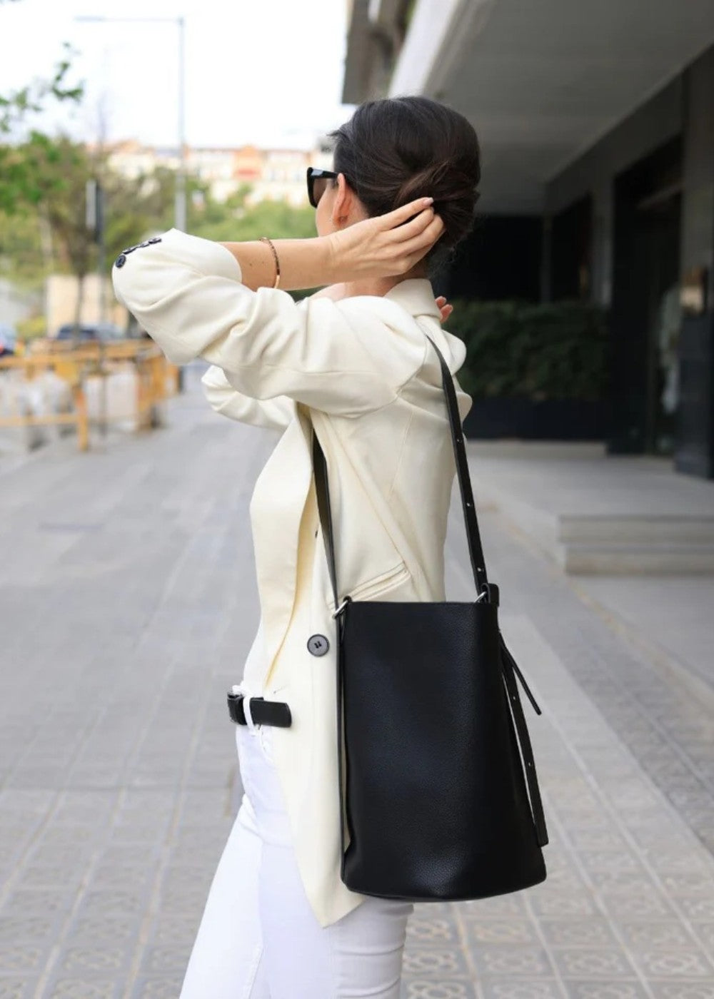 Bolso en cuero Nakoo