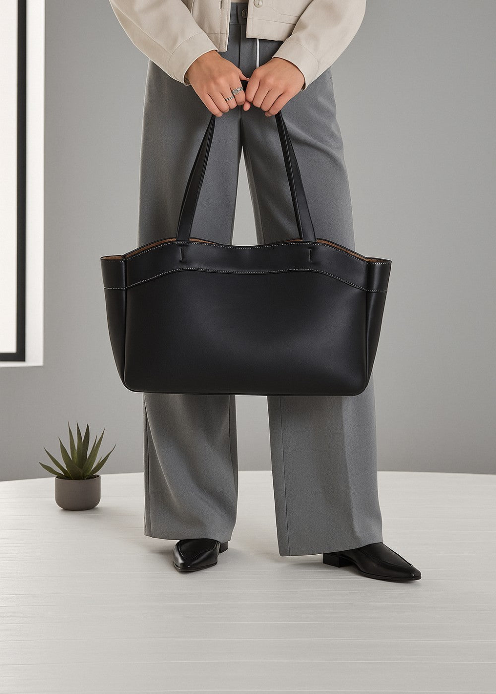 Emma - Lujosa bolsa de cuero