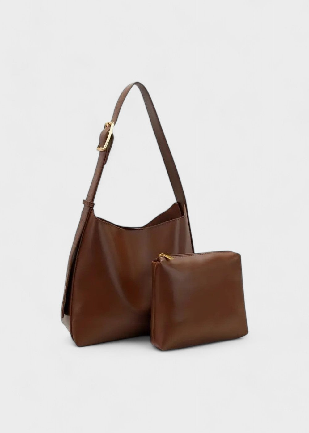 Bolso de cuero Julia + 1 neceser de regalo