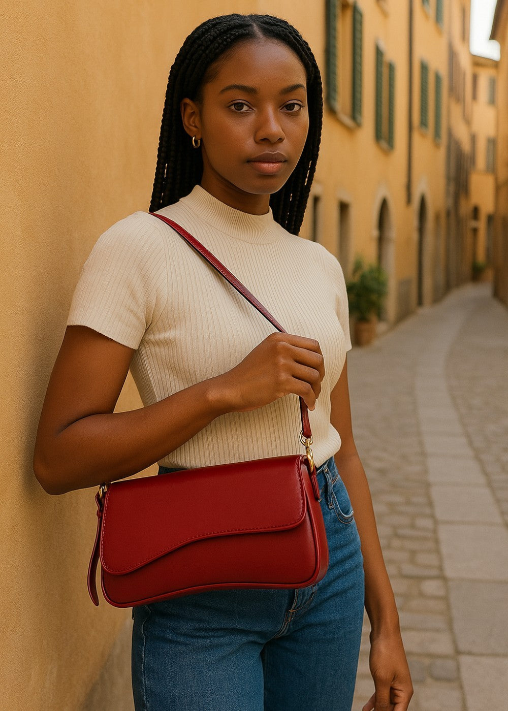 Bolso de cuero Aria