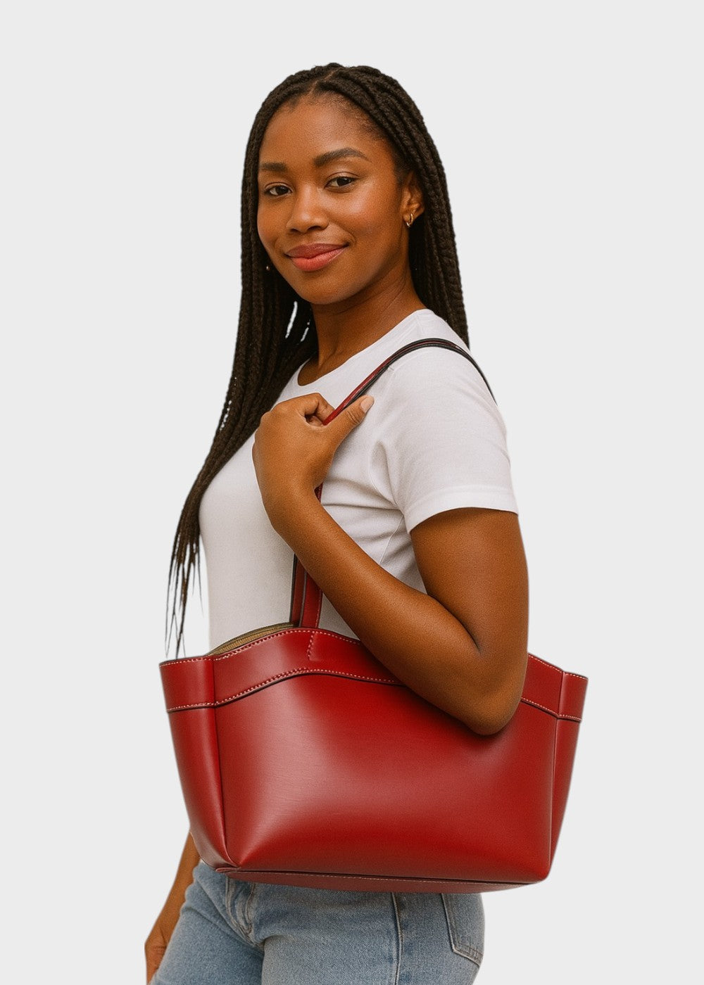 Emma - Lujosa bolsa de cuero