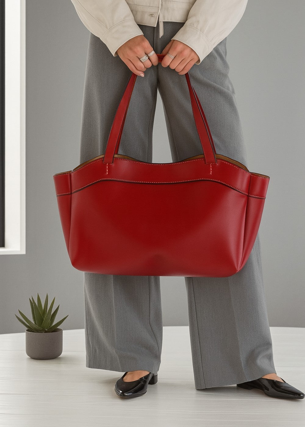 Emma - Lujosa bolsa de cuero
